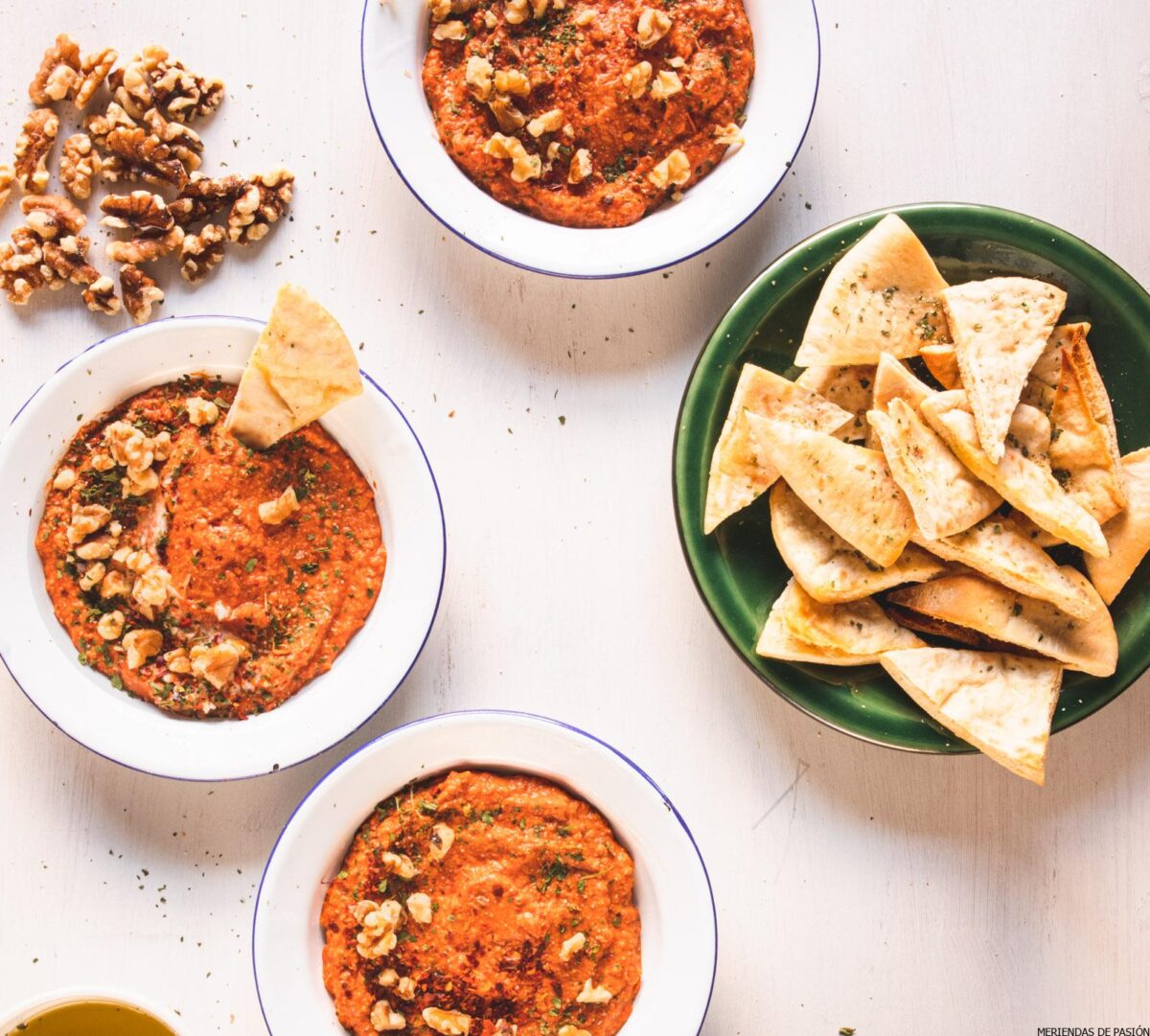 MUHAMMARA (RED PEPPER AND WALNUT DIP)